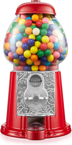 Gumball machine with glass - 12",